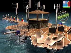 Il pontile che prende energia dalle onde e dal sole presentato a EnergyMed